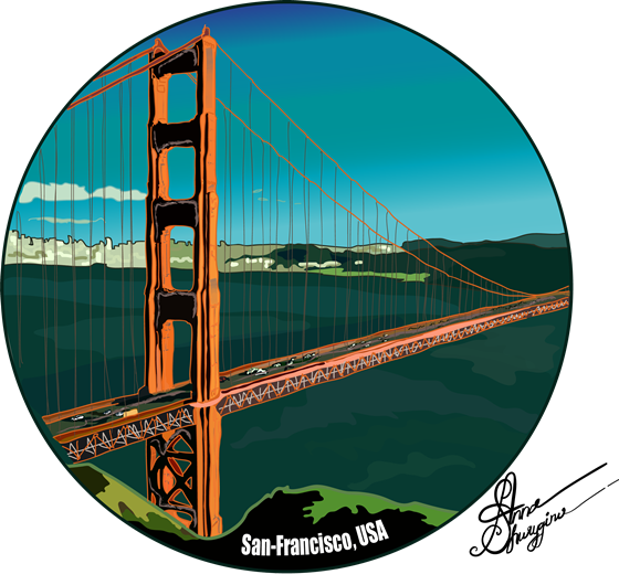 Illustrator: wonderful places in the world